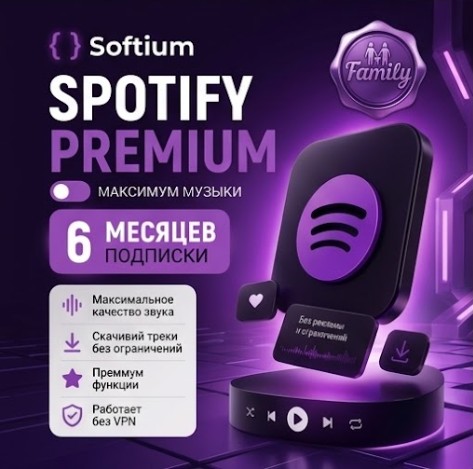 Spotify Family 6 месяцев
