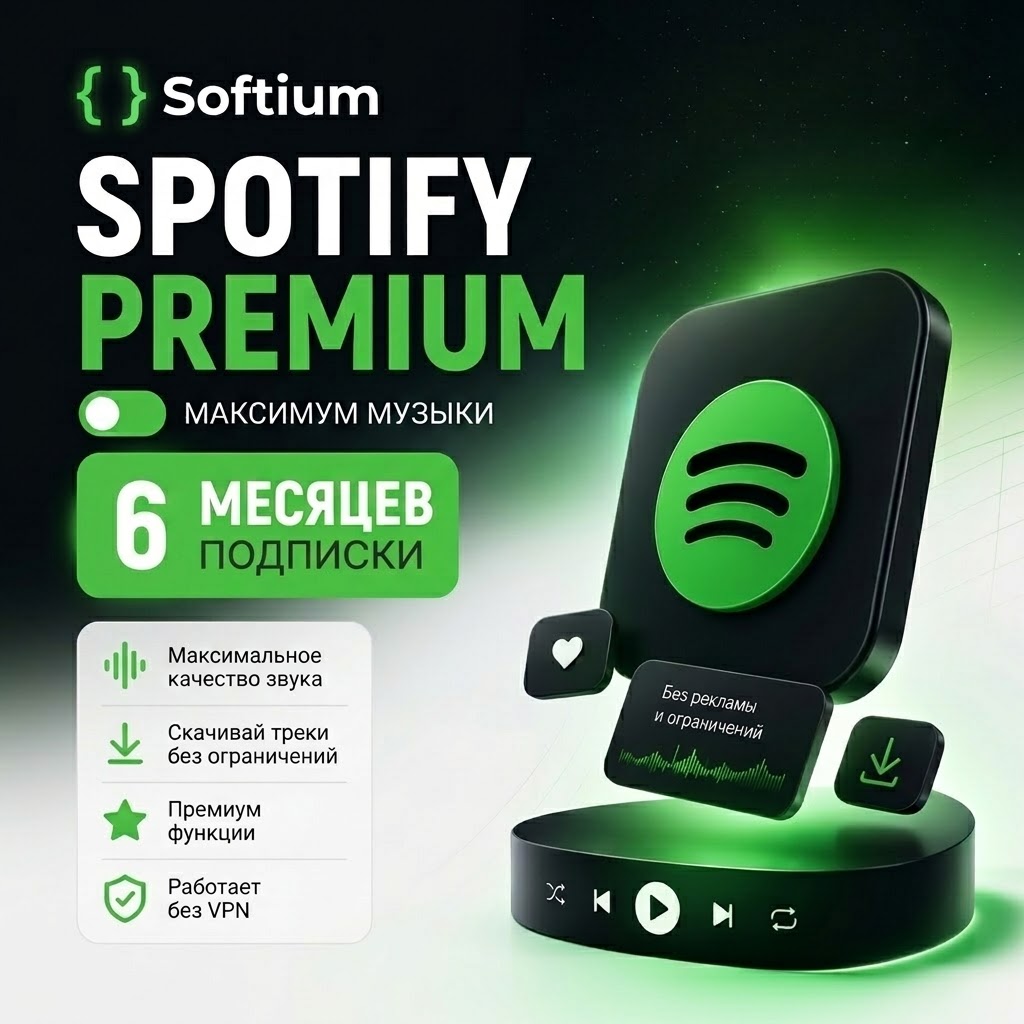 Spotify Standart 6 месяцев